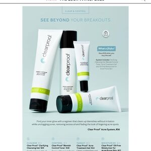 MK Clear Proof Acne System 4pc Set Exp. 01/28